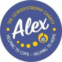 Logo of Alex, The Leukodystrophy charity.