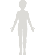 An icon of an outline of a young child’s body.