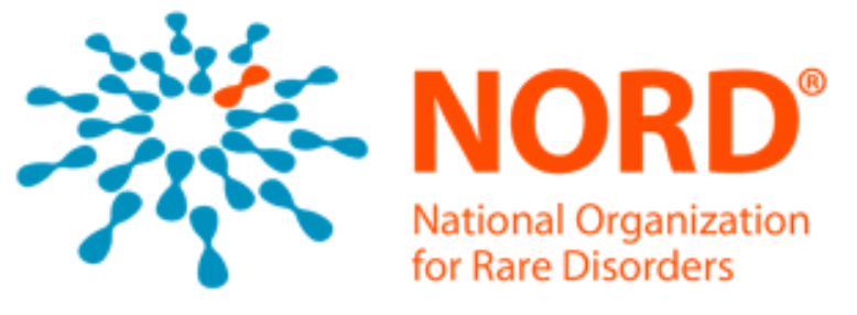 Logo of National Organization for Rare Disorders, which supports individuals with rare diseases through programs of education, advocacy, and research.